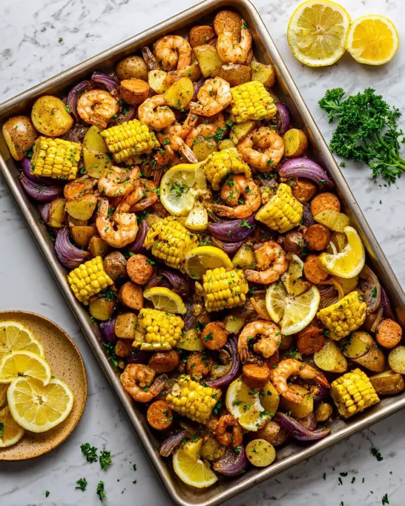 Sheet Pan Shrimp Boil Recipe