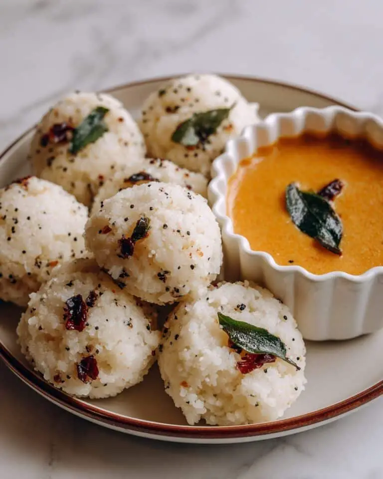 Upma Kozhukattai (Steamed Rice Dumplings with Coconut and Spices) Recipe
