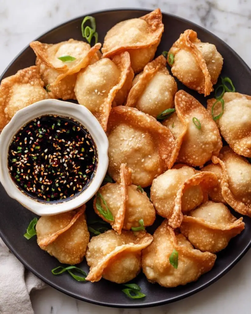 Air Fryer Cream Cheese Wontons Recipe