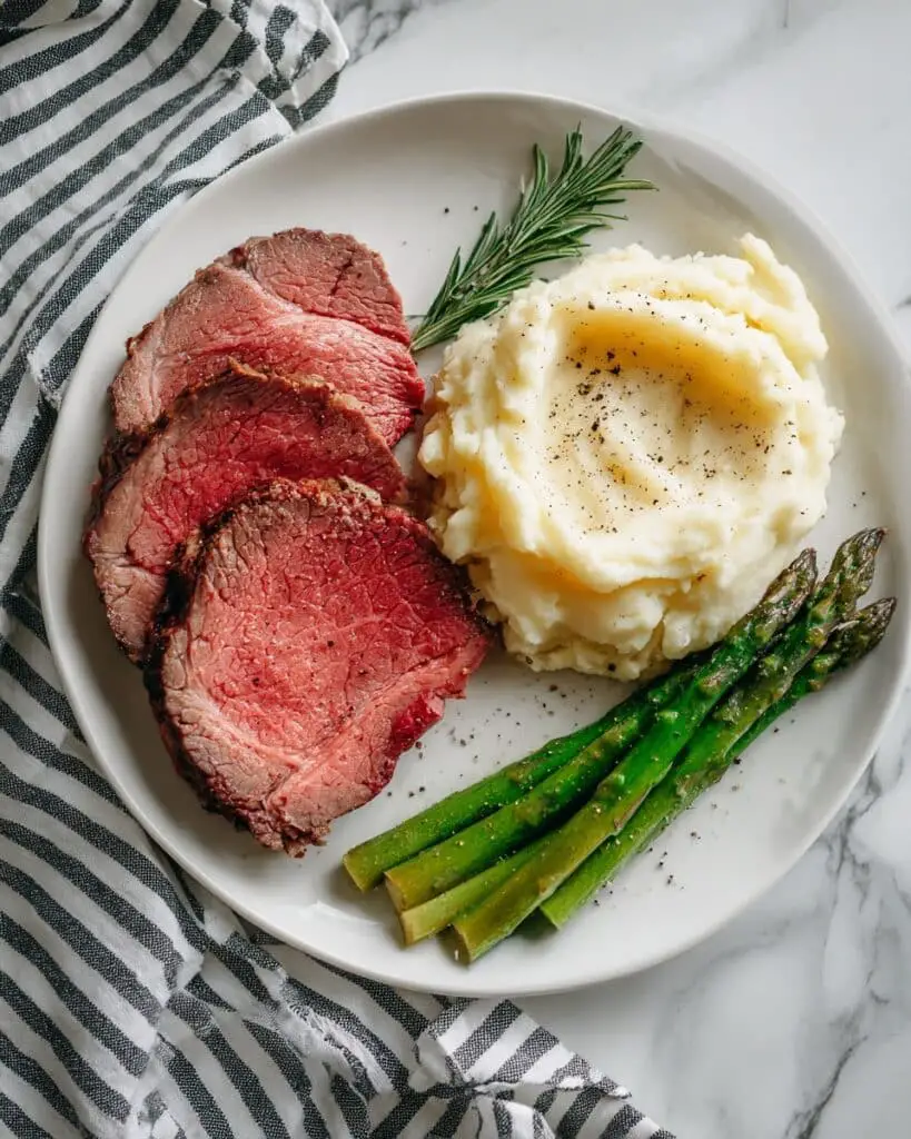 Herbed Butter Ribeye Roast Recipe