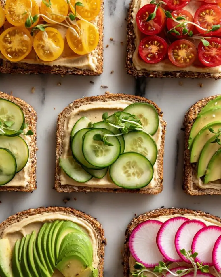 Hummus Avocado Toast Recipe