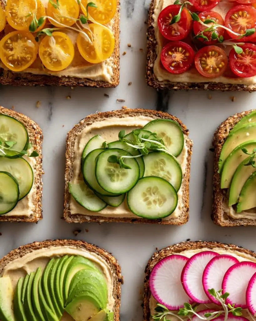 Hummus Avocado Toast Recipe