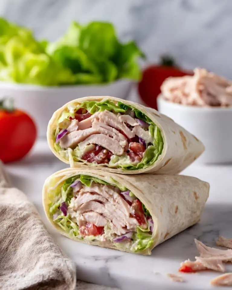 Italian Chopped Turkey Wrap Recipe