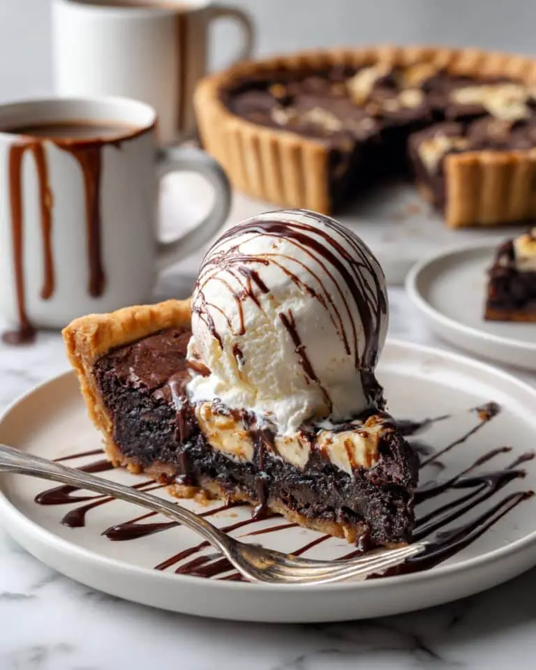 Brownie Pie with Brown Butter and Chocolate Chips Recipe
