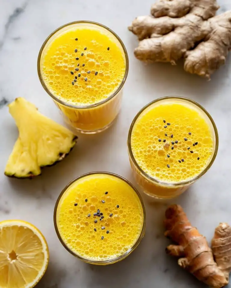 Pineapple Turmeric Ginger Shots Recipe
