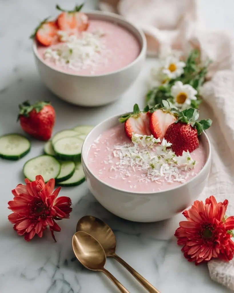 Cold Strawberry Bisque Soup (Carnival Cruise Copycat) Recipe