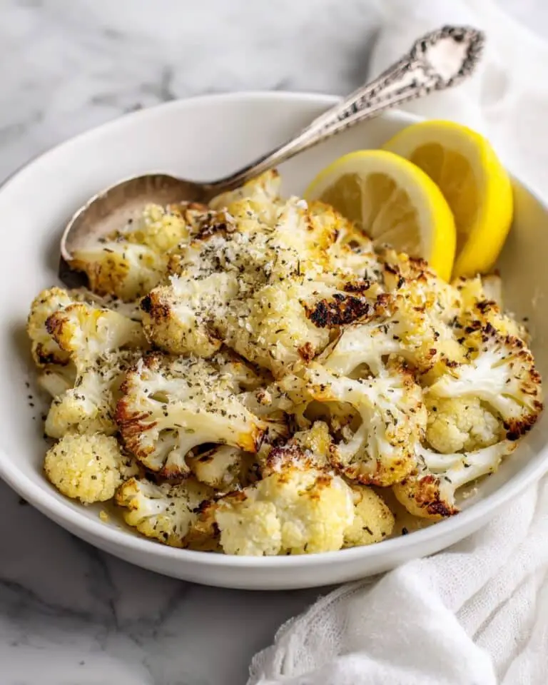 Crispy Air Fryer Cauliflower with Parmesan Recipe