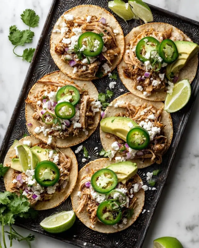 Healthy Crockpot Chicken Tacos Recipe