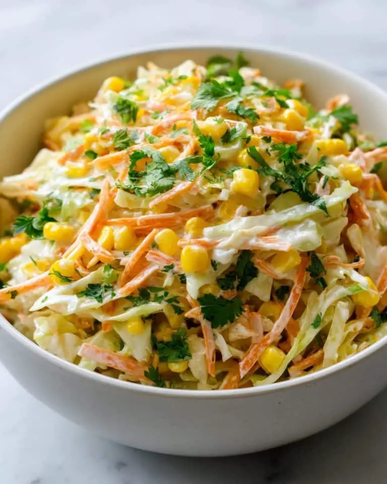 Spicy Corn and Lime Cole Slaw Recipe