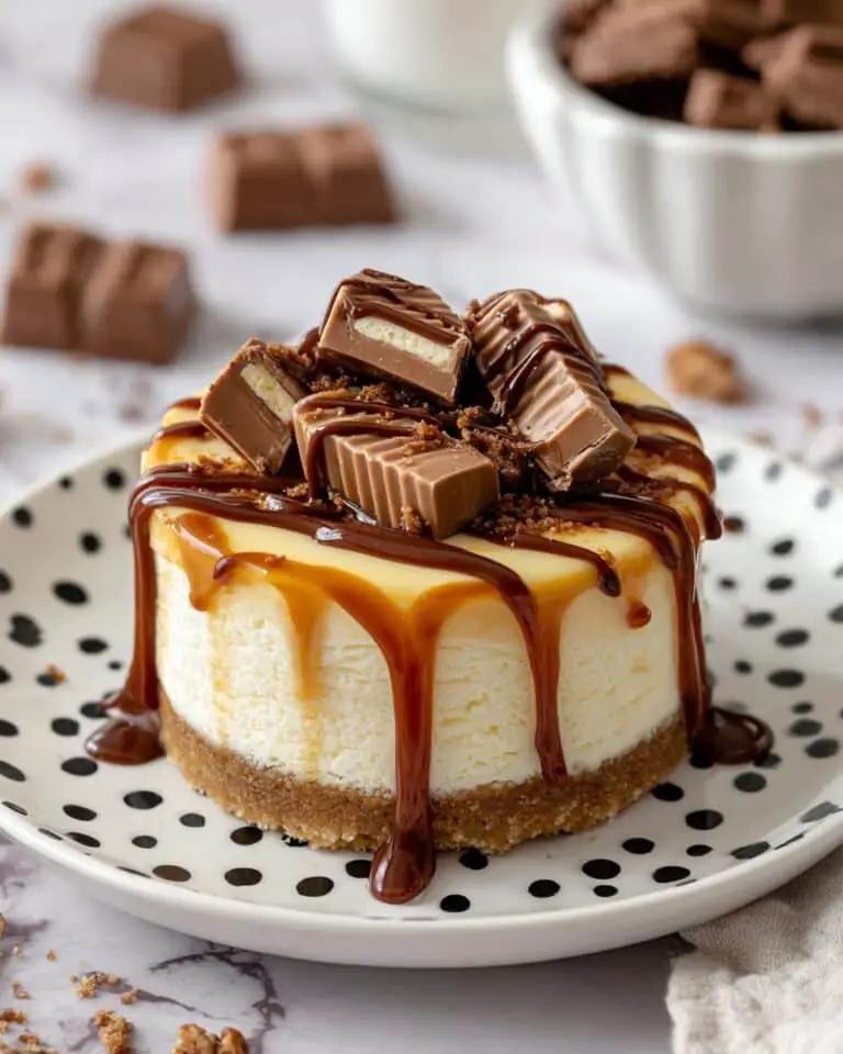 Mini Snickers Cheesecake Recipe