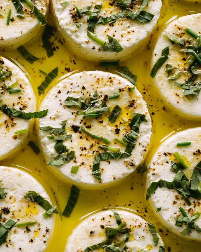 Herb Marinated Goat Cheese Recipe