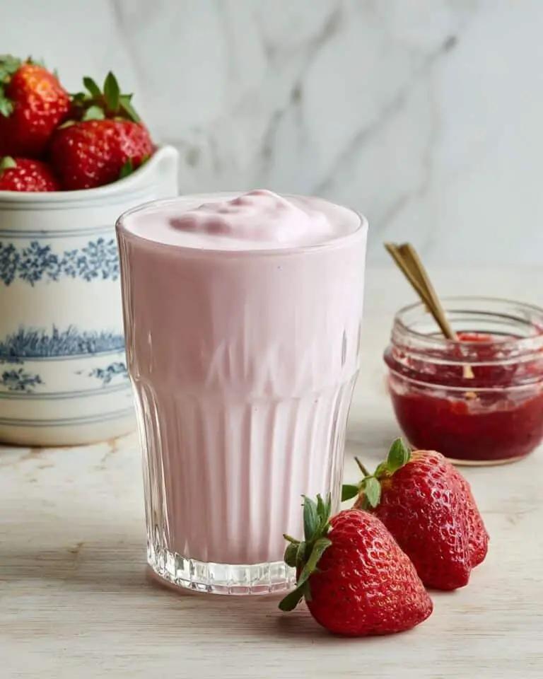 Easy Strawberry Cold Foam (2 Ways!) Recipe