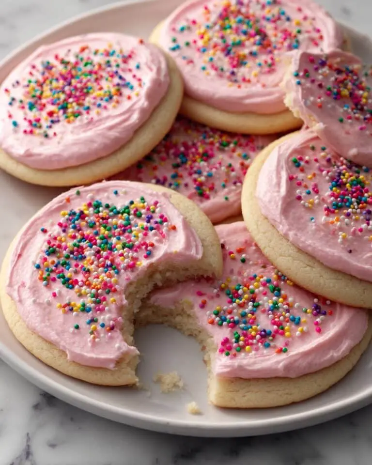 Soft Frosted Sugar Cookies Recipe
