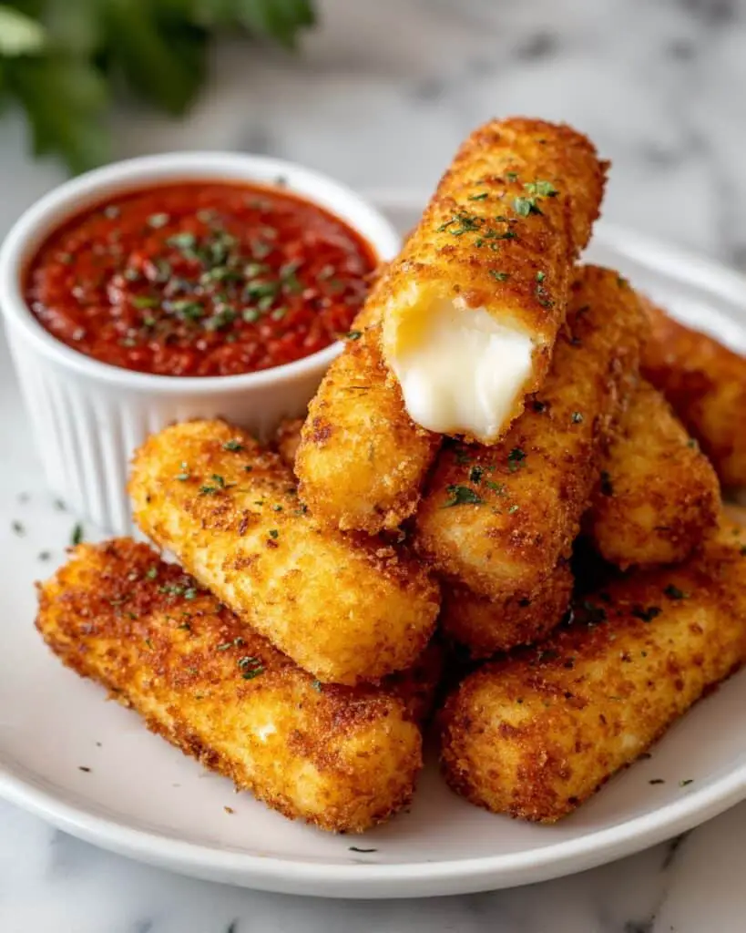 Homemade Mozzarella Sticks Recipe