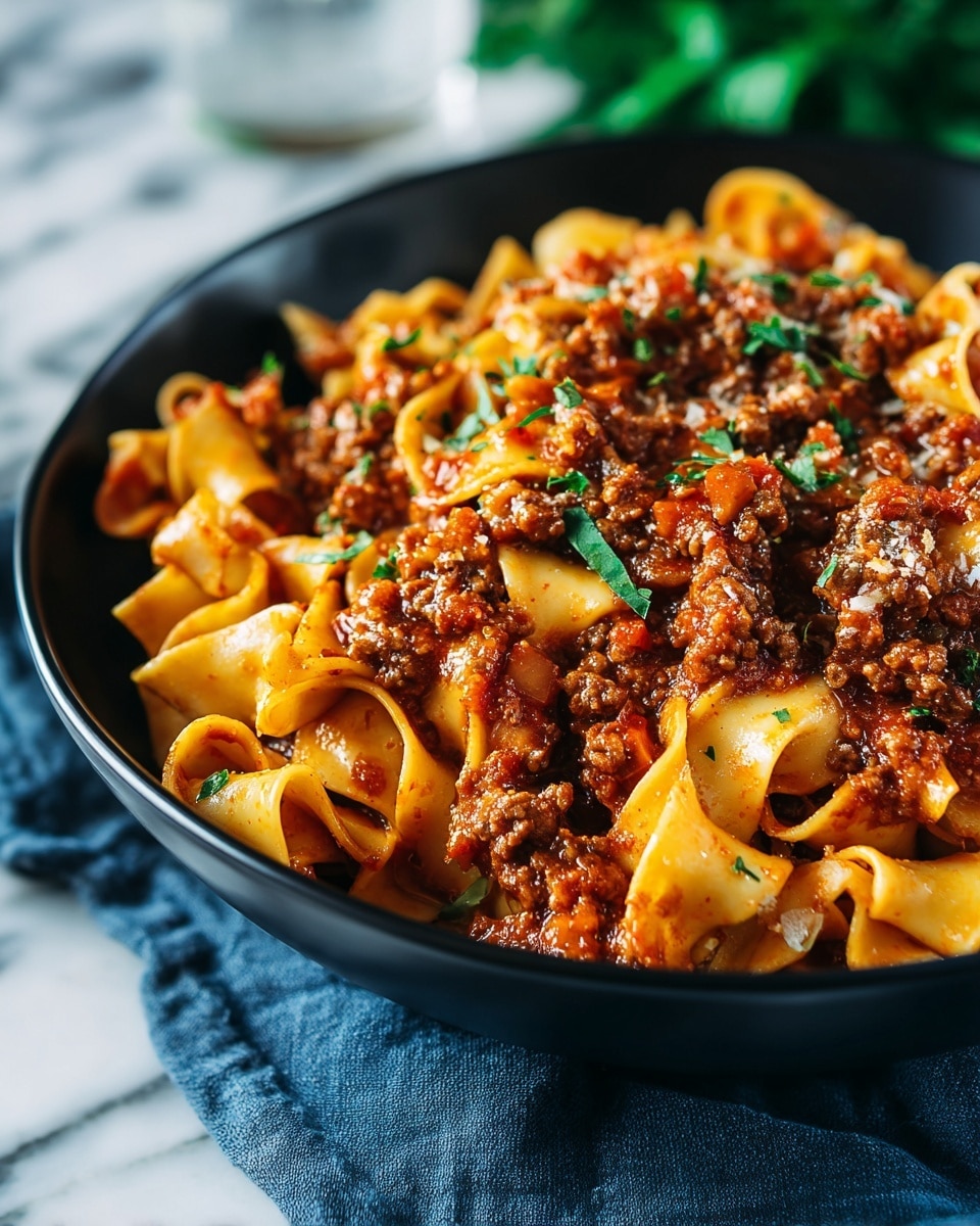 Lentil Bolognese with Pasta and Walnut Tomato Sauce Recipe