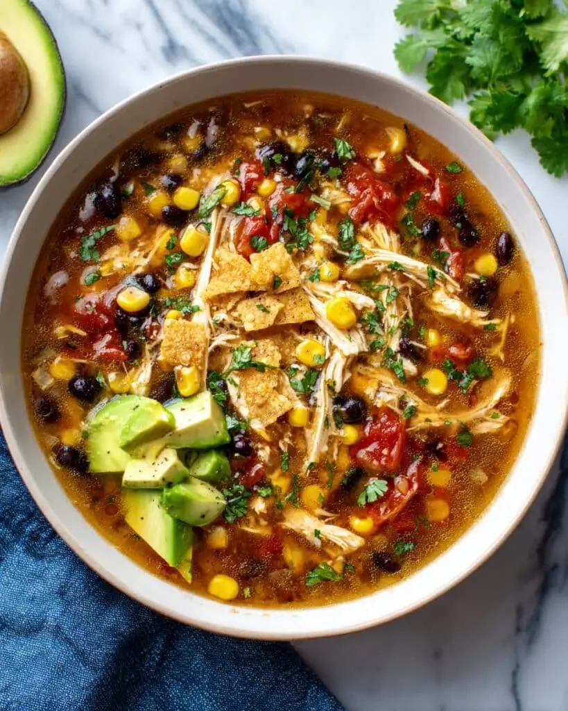 Crock-Pot Chicken Tortilla Soup Recipe