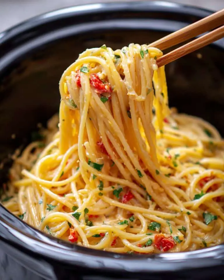 Slow Cooker Chicken Spaghetti Recipe