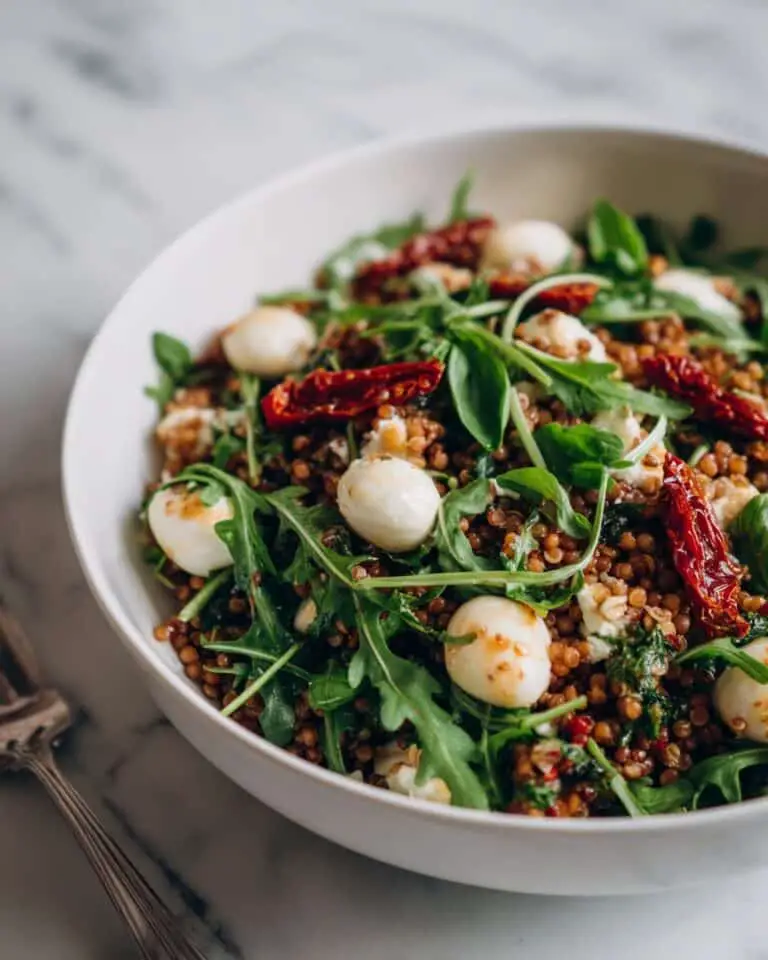 Farro Salad with Basil Vinaigrette Recipe