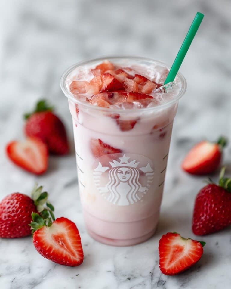 Pink Hibiscus Strawberry Coconut Drink Recipe