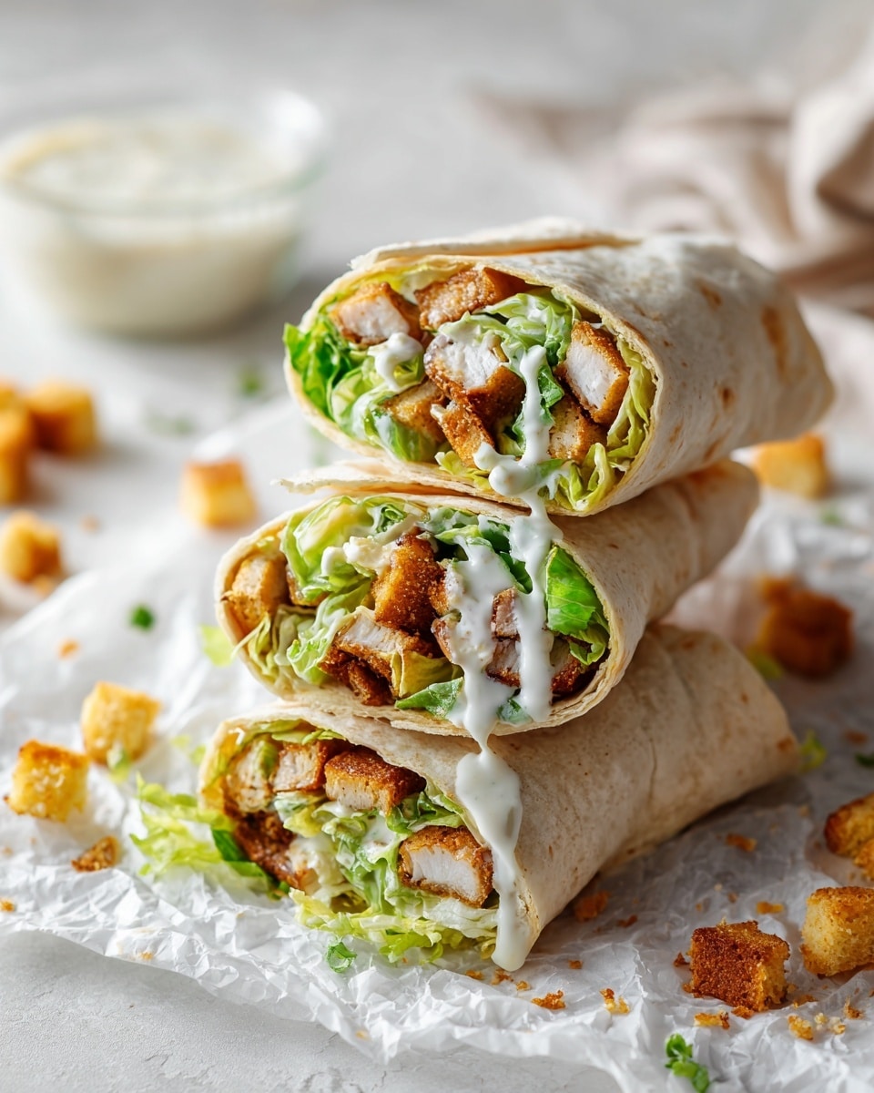 Chicken Caesar Wraps Recipe