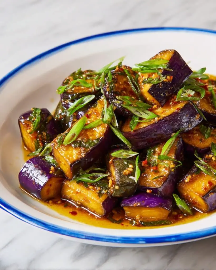 Chinese Crispy Eggplant in Chili Bean Sauce Recipe