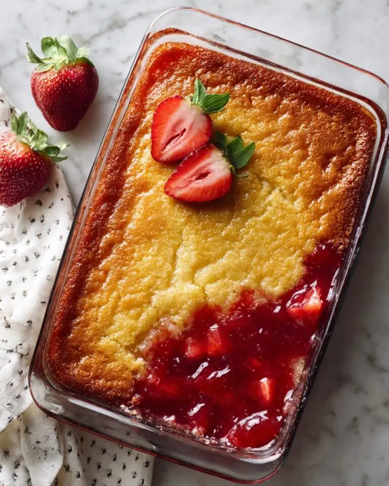 Strawberry Cheesecake Dump Cake Recipe