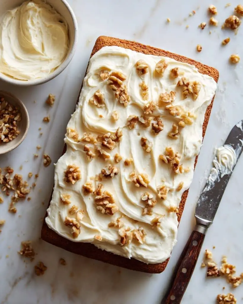 Carrot Cake Loaf with Cream Cheese Frosting Recipe