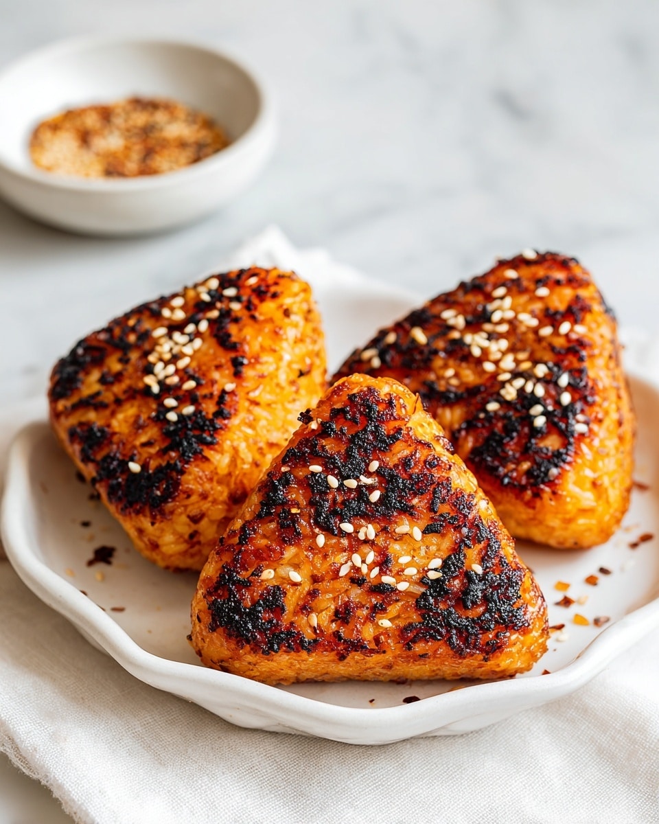 Kimchi Cheese Rice Balls Recipe