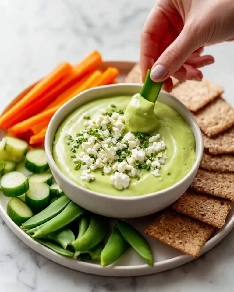 Green Pea Hummus with Fresh Herbs and Lemon Recipe
