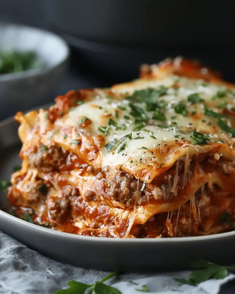 Instant Pot Dump and Go Meatball Lasagna
