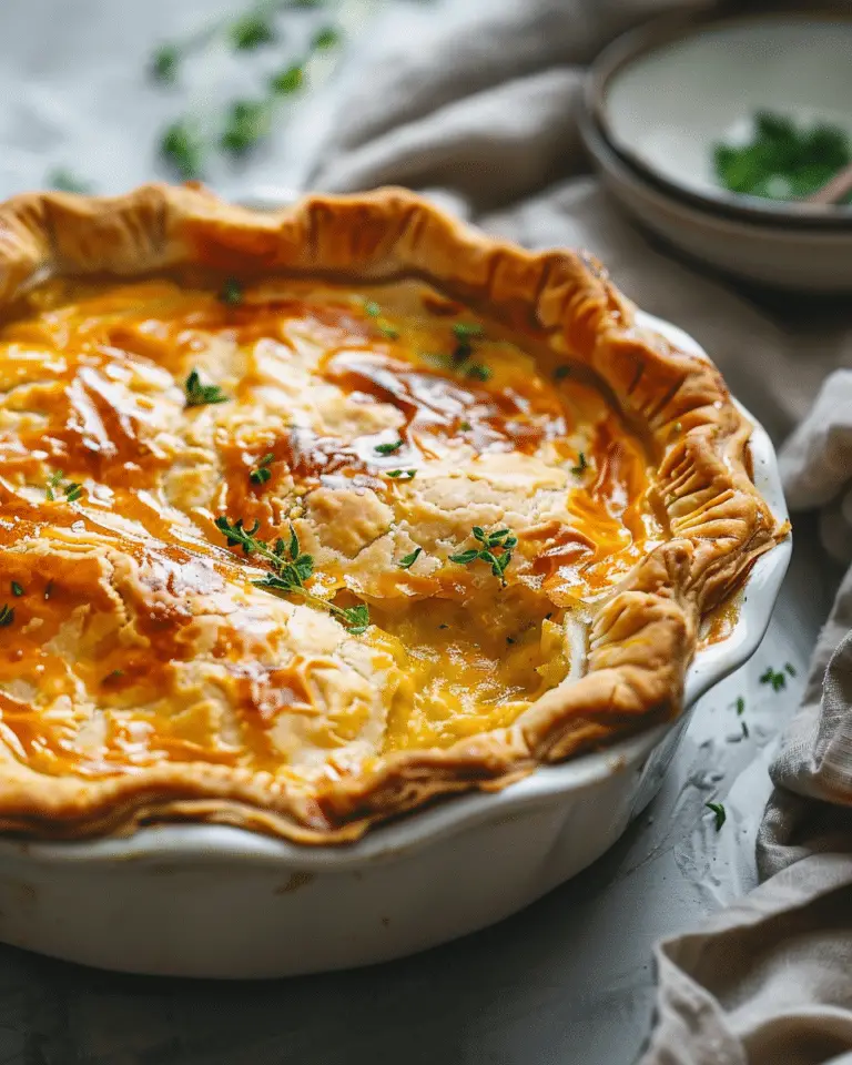 Cheese & Jalapeño Brisket Pot Pie