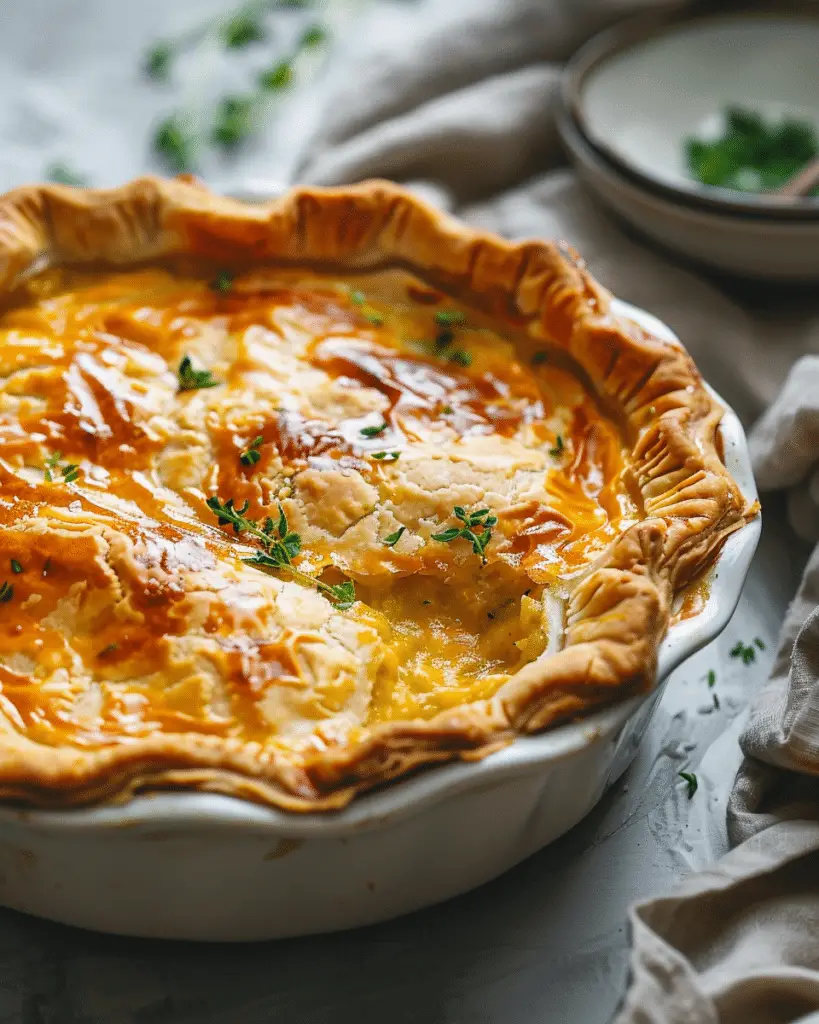 Cheese & Jalapeño Brisket Pot Pie