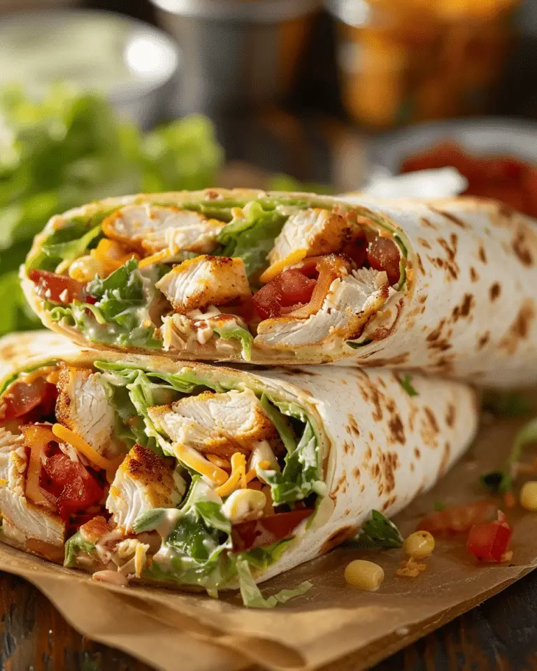 Crunchy Southwestern Chicken Wrap