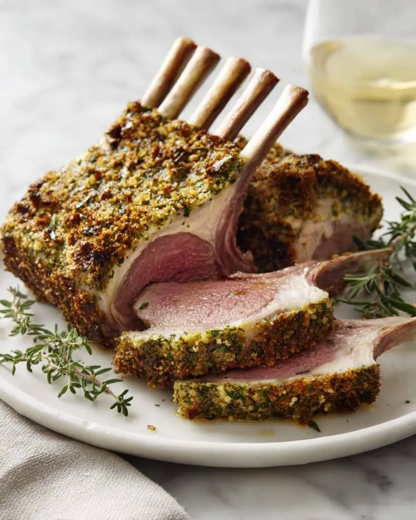 Easter Rack of Lamb (Dijon Herb Crust) Recipe
