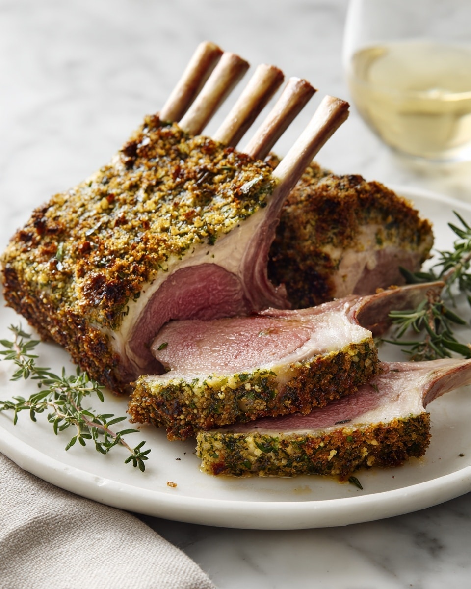 Easter Rack of Lamb (Dijon Herb Crust) Recipe