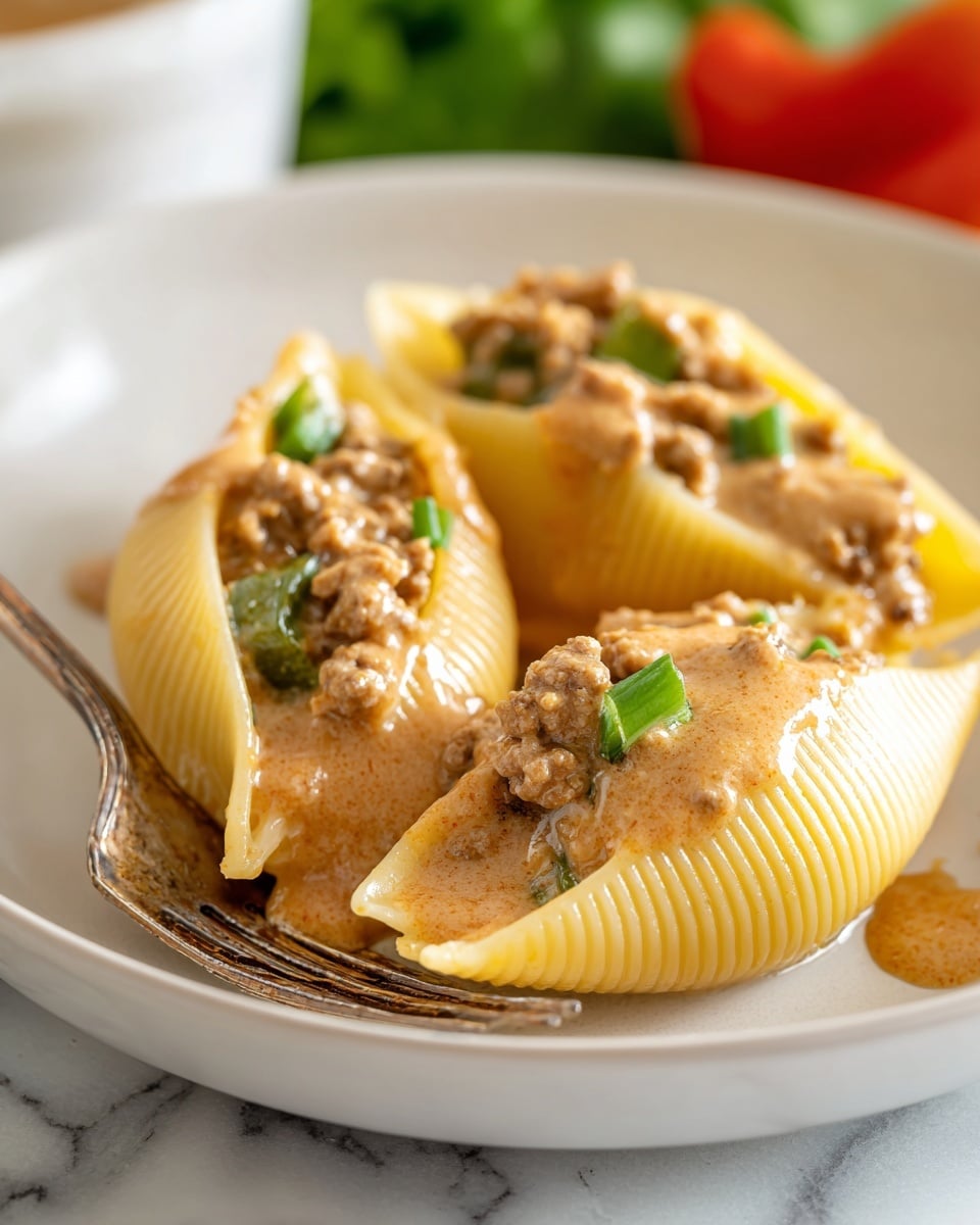 Philly Cheesesteak Stuffed Shells Recipe