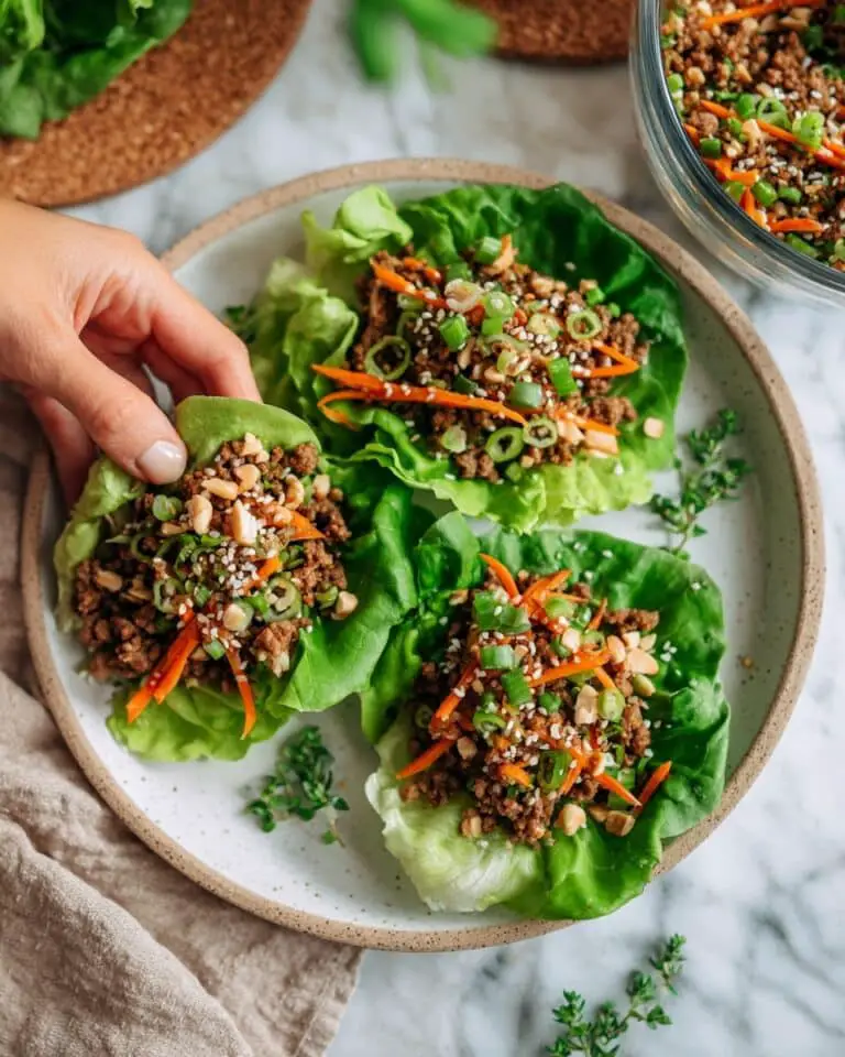 Thai Chicken Lettuce Wraps Recipe
