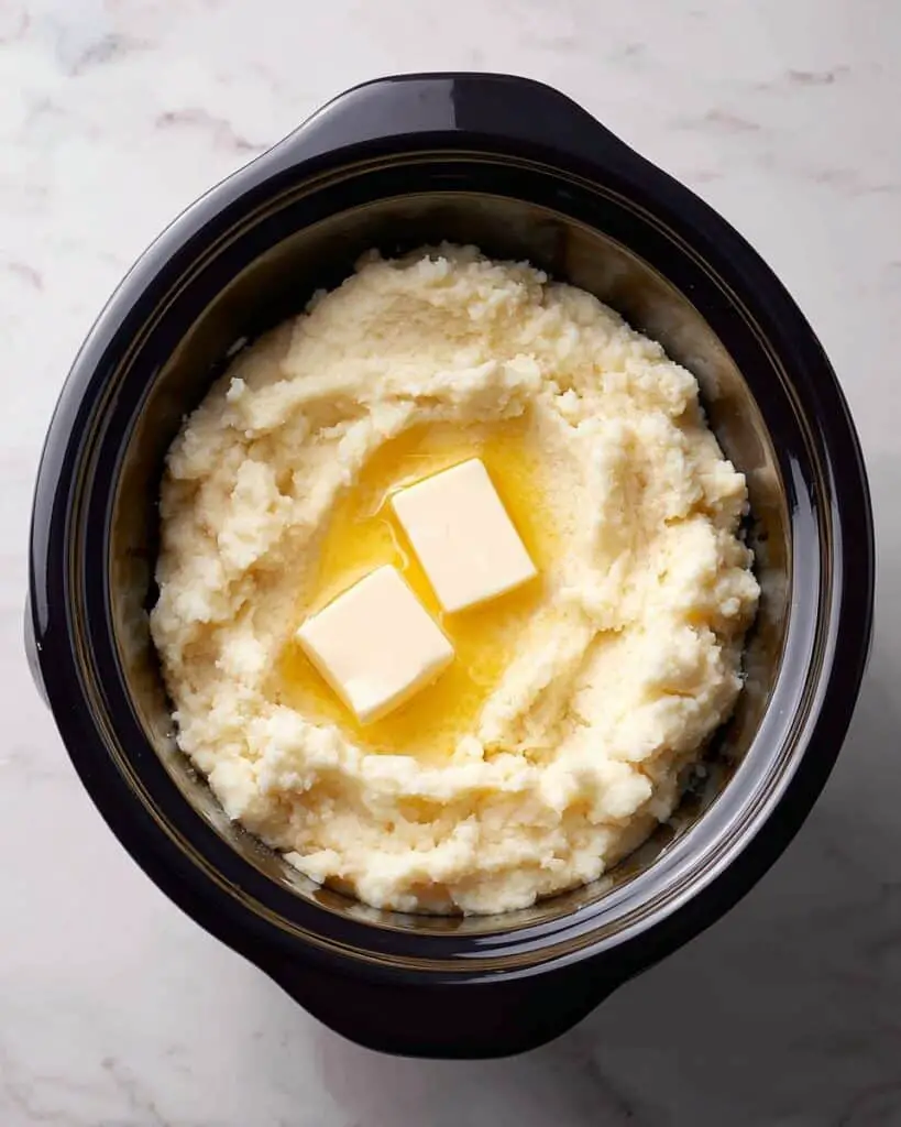 Slow Cooker Mashed Potatoes (NO BOIL) Recipe