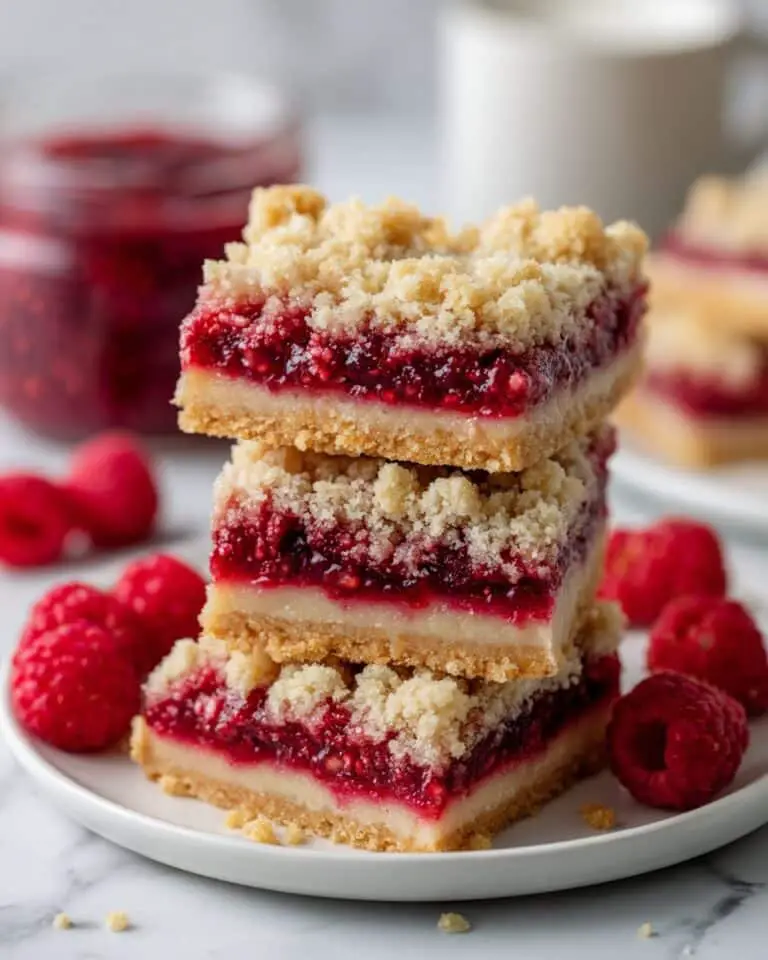 Raspberry Shortbread Bars Recipe