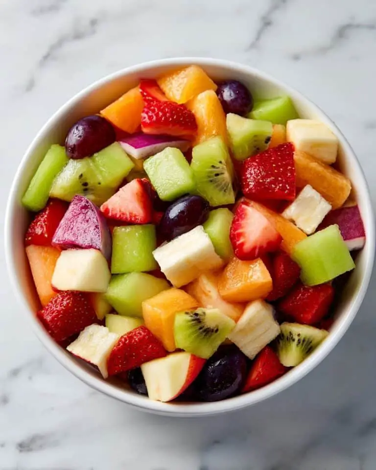Strawberry Kiwi Melon Fruit Salad Recipe