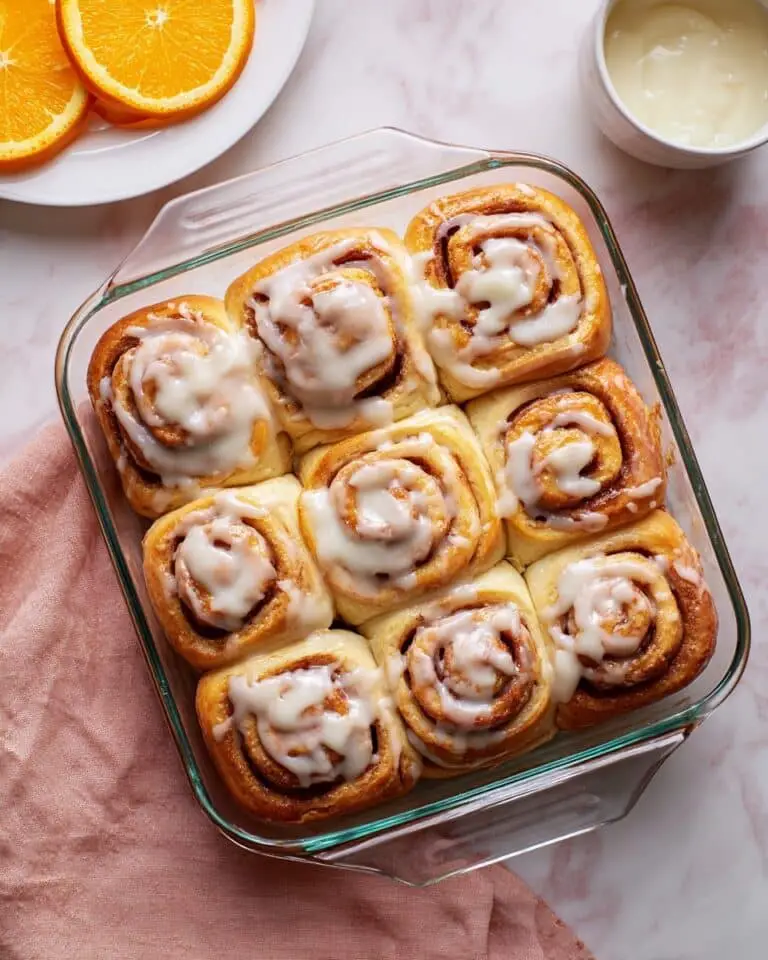 Orange & Cinnamon Sweet Rolls with Orange Glaze Recipe
