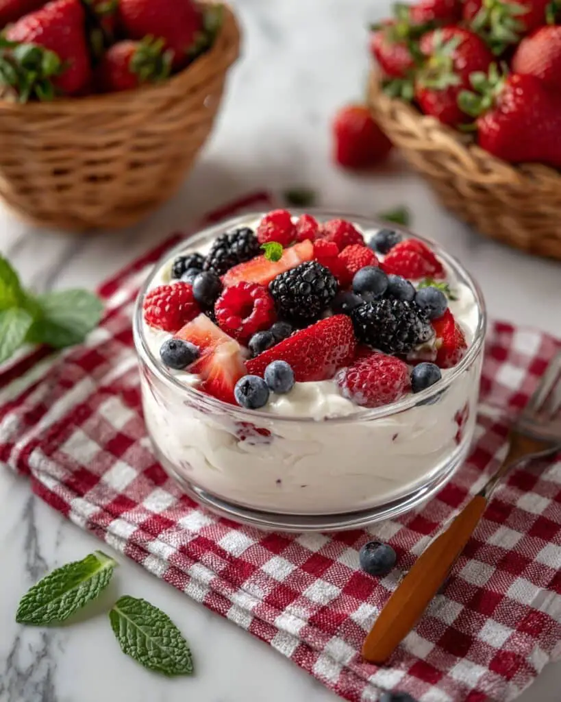 Cheesecake Summer Fruit Salad Recipe