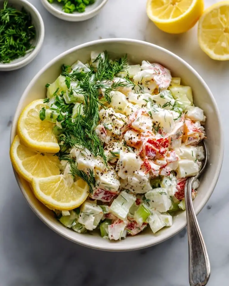 Crab Salad Croissant Sandwiches Recipe