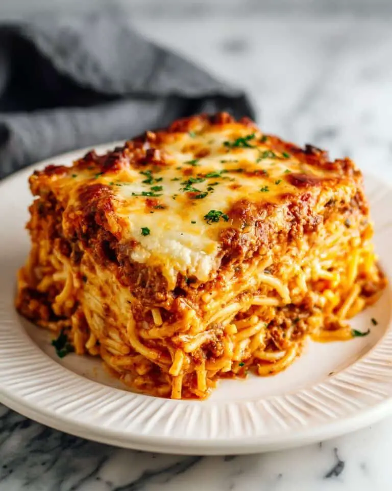 Leftover Spaghetti Bake Recipe