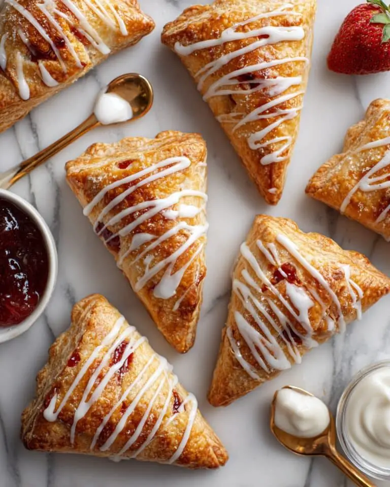 Strawberry and Cream Cheese Turnovers Recipe