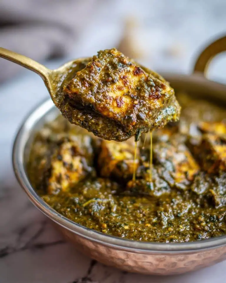 Palak Paneer Instant Pot (Authentic Punjabi-Style Vegetarian Dip) Recipe