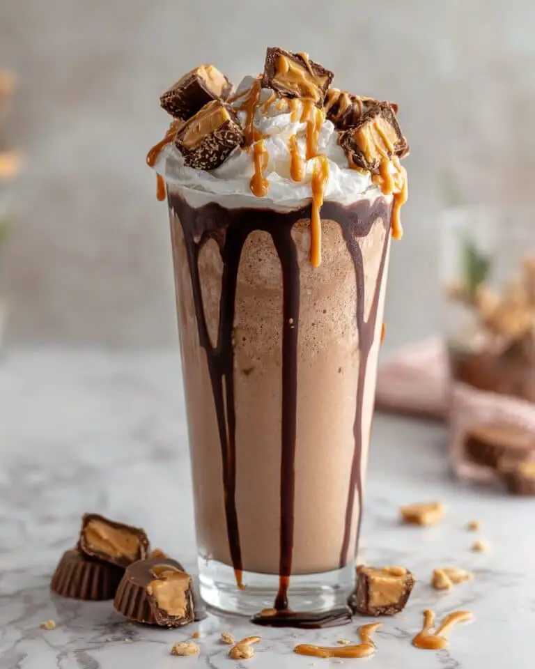 Peanut Butter Frozen Hot Chocolate Recipe