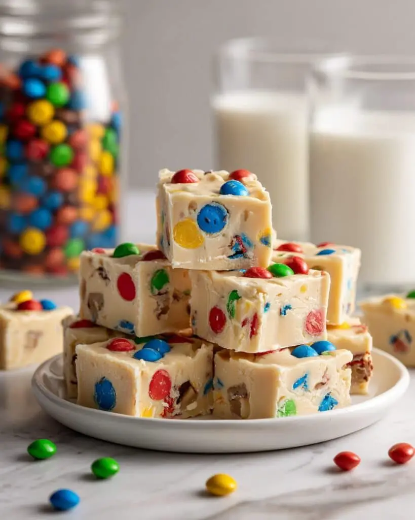 Monster Cookie Dough Fudge Recipe