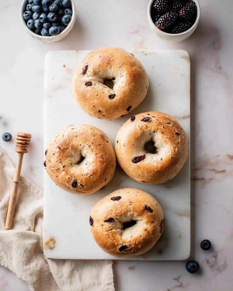 Einkorn Cinnamon Raisin Bagels Recipe