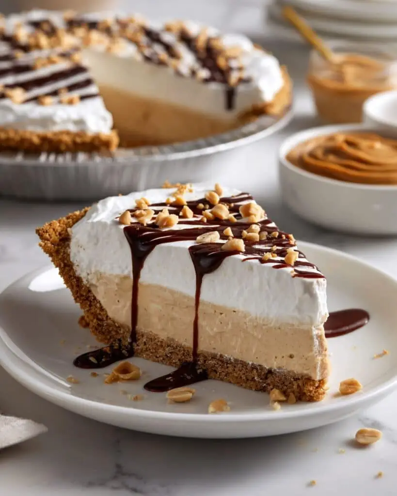 No Bake Peanut Butter Pie Recipe